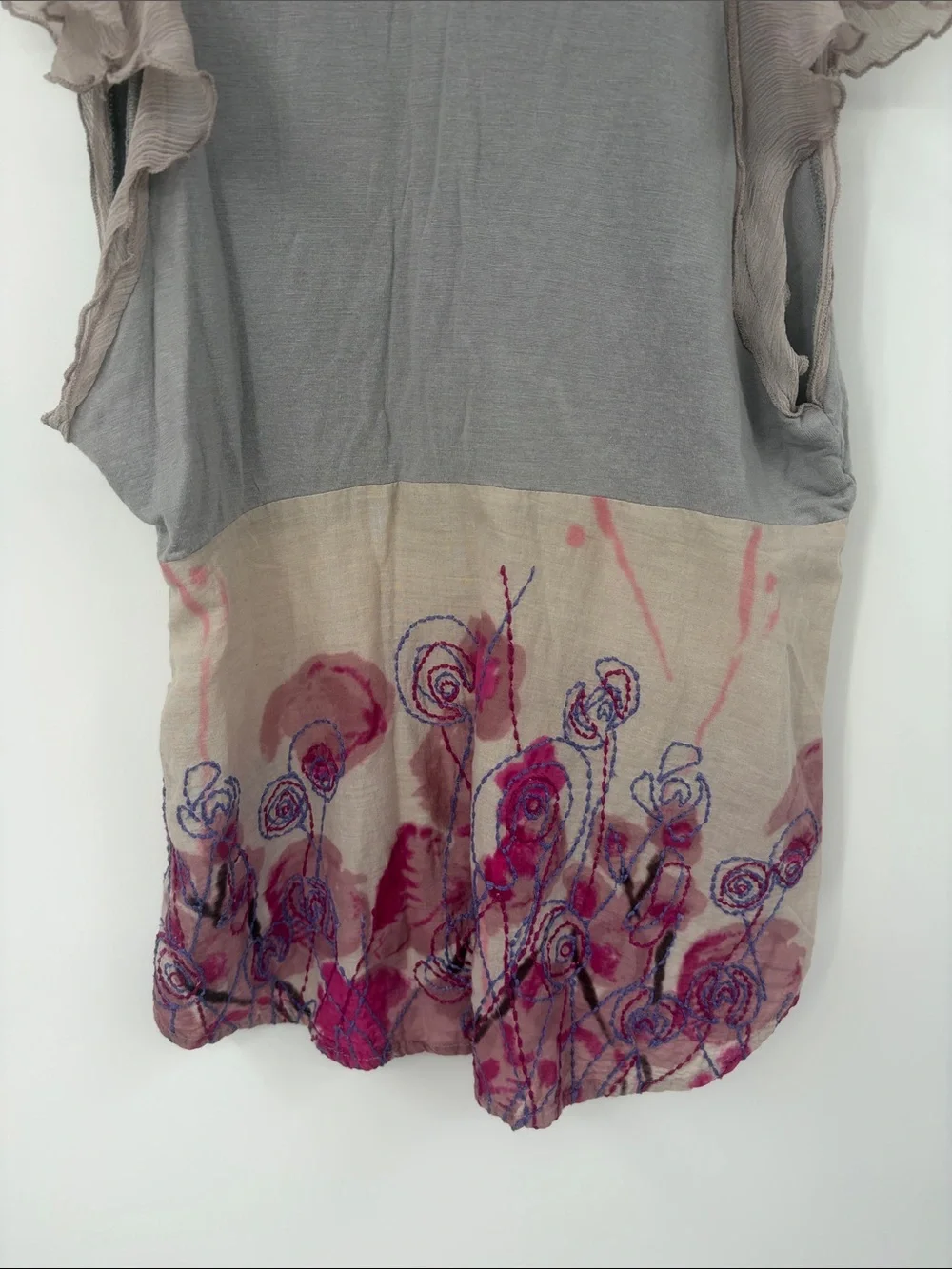 Vintage Free People Boho Sleeveless Top Size 2